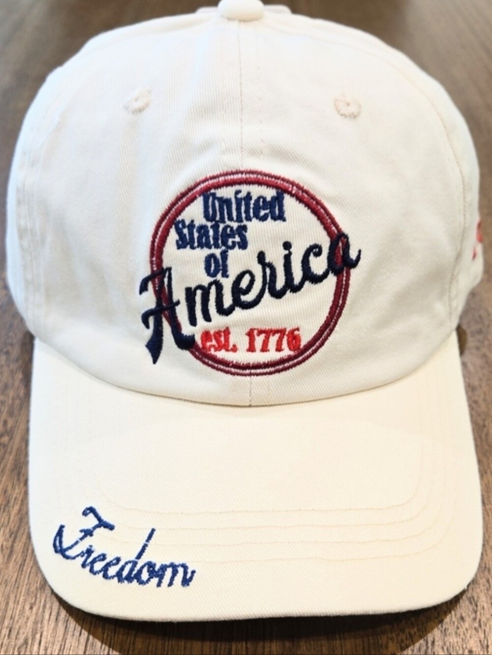 '(250th) United States of America' Embroidered Baseball Cap